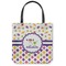 Girl's Space & Geometric Print Canvas Tote Bag (Personalized)