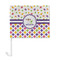 Girl's Space & Geometric Print Car Flag - Large - FRONT