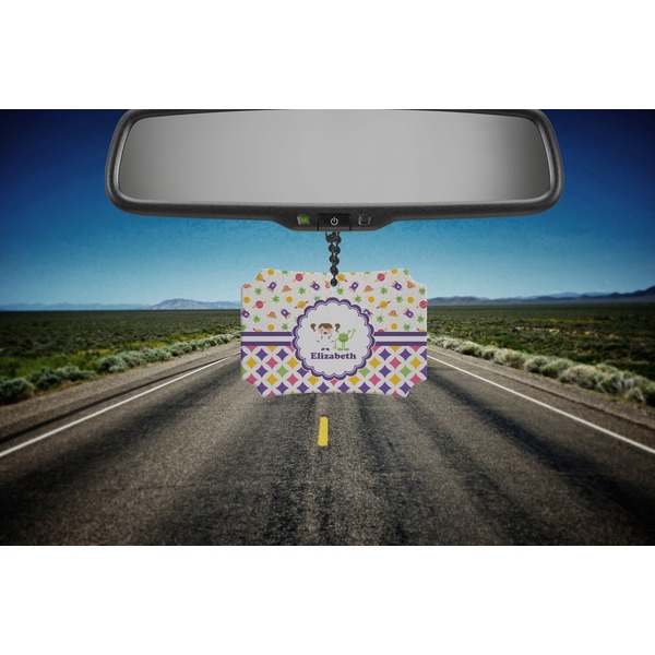 Girl's Space & Geometric Print Car Ornament - Berlin (Road)