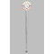 Girl's Space & Geometric Print Clear Plastic 7" Stir Stick - Round - Single Stick