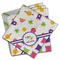 Girl's Space & Geometric Print Cloth Napkins - Personalized Dinner (PARENT MAIN Set of 4)