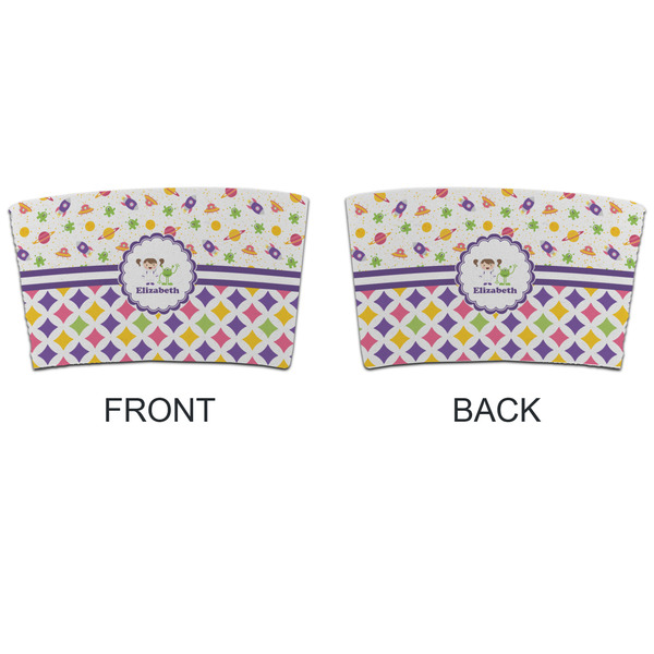 Girl's Space & Geometric Print Coffee Cup Sleeve - APPROVAL