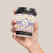 Girl's Space & Geometric Print Coffee Cup Sleeve - LIFESTYLE