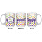 Girl's Space & Geometric Print Coffee Mug - 15 oz - White APPROVAL