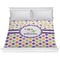 Girl's Space & Geometric Print Comforter - King (Personalized)