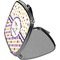 Girl's Space & Geometric Print Compact Mirror (Side View)
