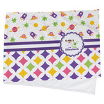 Girl's Space & Geometric Print Cooling Towel (Personalized)