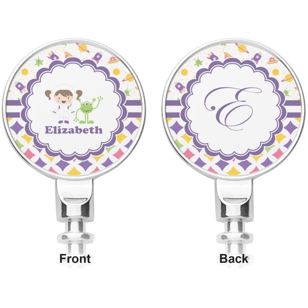 Girl's Space & Geometric Print Corkscrew - Apvl