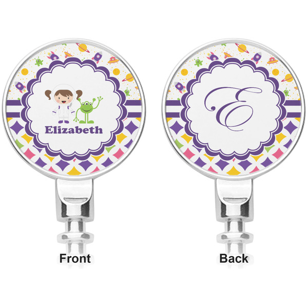 Girl's Space & Geometric Print Corkscrew - Apvl