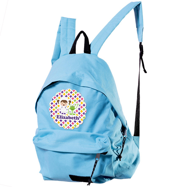 Girl's Space & Geometric Print Custom Shape Iron On Patches - XL single APPROVAL