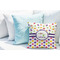Girl's Space & Geometric Print Decorative Pillow Case - LIFESTYLE 2