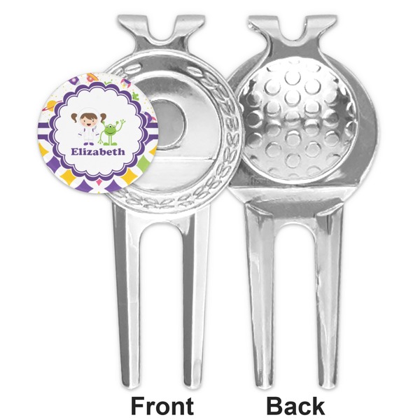 Girl's Space & Geometric Print Divot Tool - Second