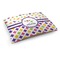 Girl's Space & Geometric Print Dog Bed - Medium w/ Name or Text