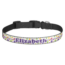 Girl's Space & Geometric Print Dog Collar (Personalized)