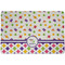 Girl's Space & Geometric Print Dog Food Mat - Small without bowls