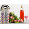 Girl's Space & Geometric Print Double Wine Tote - LIFESTYLE (new)