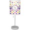Girl's Space & Geometric Print Lamp with Drum Shade (Personalized)