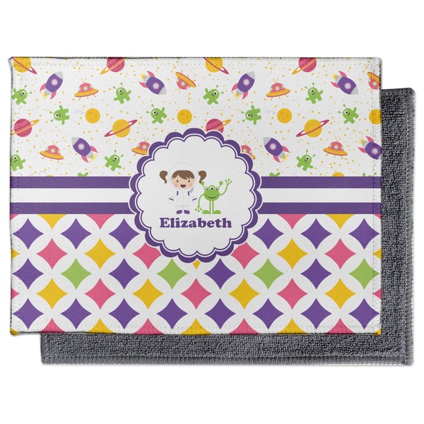 Girl's Space & Geometric Print Electronic Screen Wipe - Flat