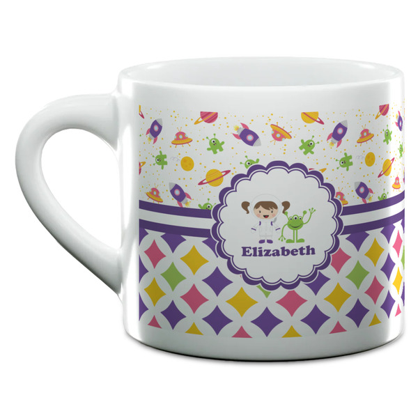 Girl's Space & Geometric Print Espresso Cup - 6oz (Double Shot) (MAIN)