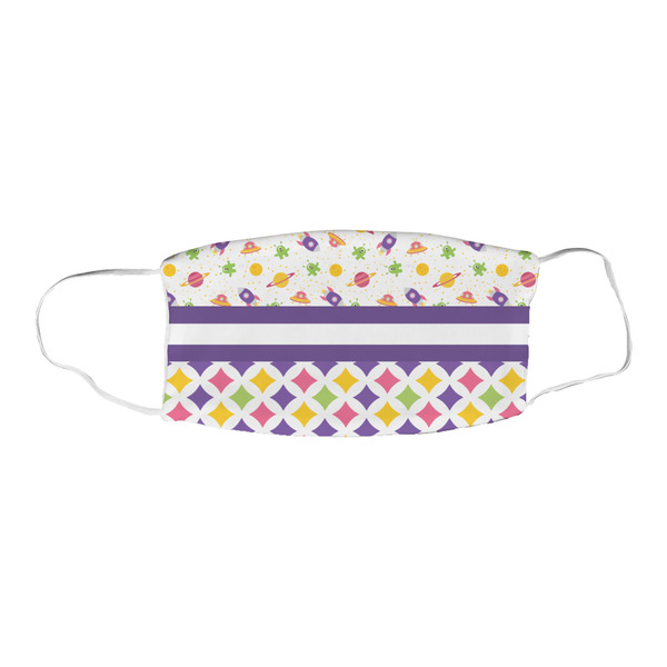 Girl's Space & Geometric Print Fabric Face Mask