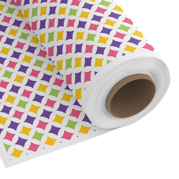 Custom Girl's Space & Geometric Print Fabric by the Yard - PIMA Combed Cotton
