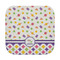 Girl's Space & Geometric Print Face Cloth-Rounded Corners