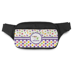 Girl's Space & Geometric Print Fanny Pack (Personalized)