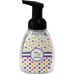 Girl's Space & Geometric Print Foam Soap Bottle - Black (Personalized)