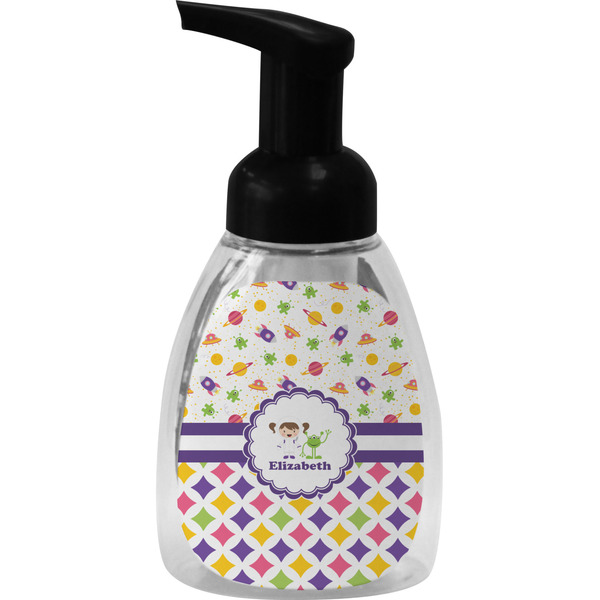 Girl's Space & Geometric Print Foam Soap Bottle