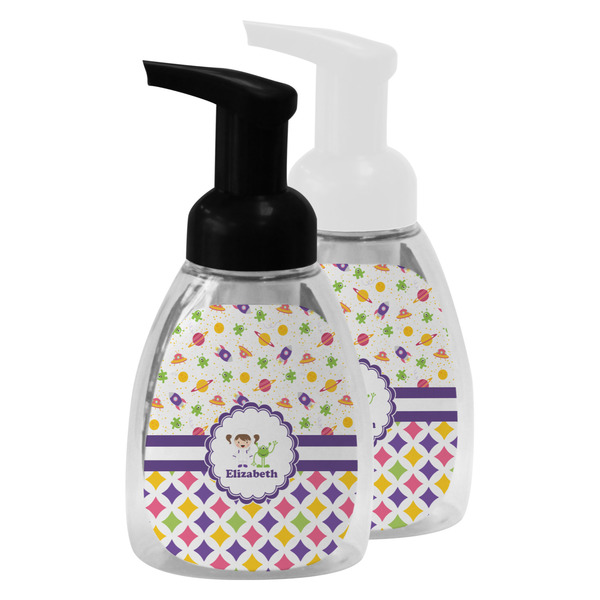 Girl's Space & Geometric Print Foam Soap Bottles - Main