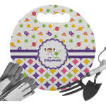 Girl's Space & Geometric Print Gardening Knee Cushion (Personalized)