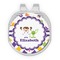 Girl's Space & Geometric Print Golf Ball Marker - Hat Clip - Silver