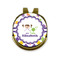 Girl's Space & Geometric Print Golf Ball Marker - Hat Clip - Gold