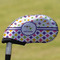 Girl's Space & Geometric Print Golf Club Cover - Front