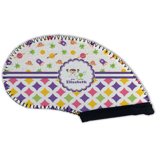 Girl's Space & Geometric Print Golf Club Covers - BACK