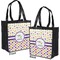 Girl's Space & Geometric Print Grocery Bag - Apvl
