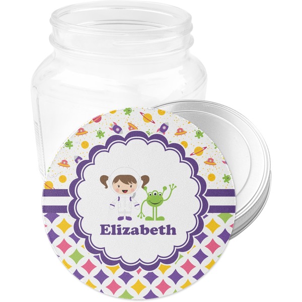 Girl's Space & Geometric Print Jar Opener - Main