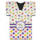 Girl's Space & Geometric Print Jersey Bottle Cooler - FRONT (flat)