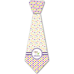 Girl's Space & Geometric Print Iron On Tie - 4 Sizes w/ Name or Text