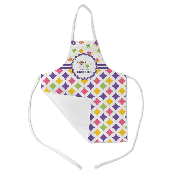 Girl's Space & Geometric Print Kid's Aprons - Medium - Main (med/lrg)