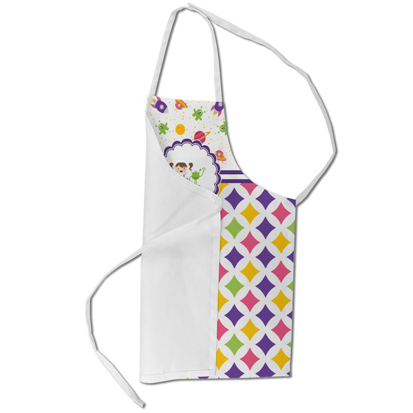 Girl's Space & Geometric Print Kid's Aprons - Small - Main