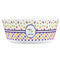 Girl's Space & Geometric Print Kids Bowls - FRONT
