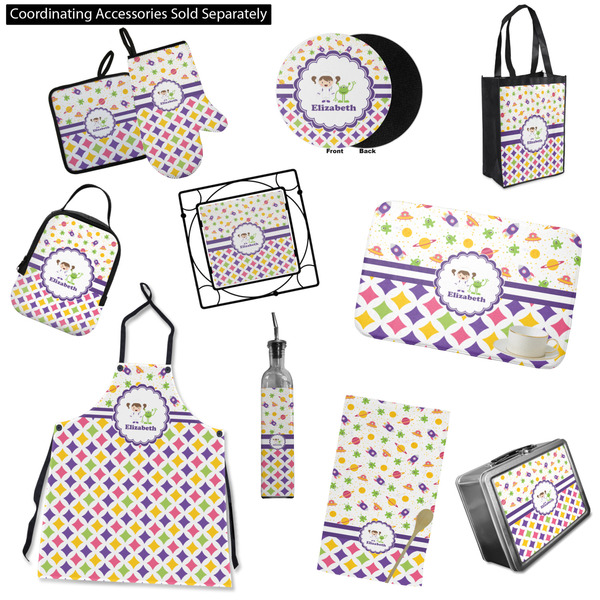 Girl's Space & Geometric Print Kitchen Accessories & Decor