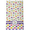 Girl's Space & Geometric Print Kitchen Towel - Poly Cotton - Full Front
