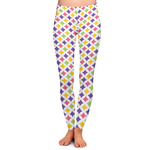 Girl's Space & Geometric Print Ladies Leggings - 2X-Large