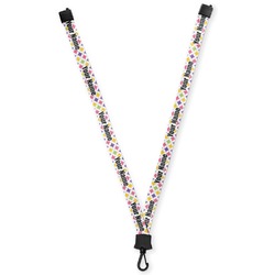 Girl's Space & Geometric Print Lanyard (Personalized)