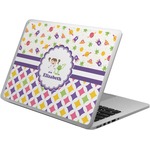 Girl's Space & Geometric Print Laptop Skin - Custom Sized (Personalized)