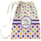 Girl's Space & Geometric Print Large Laundry Bag - Front View