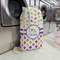 Girl's Space & Geometric Print Large Laundry Bag - In Context