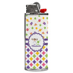 Girl's Space & Geometric Print Case for BIC Lighters (Personalized)